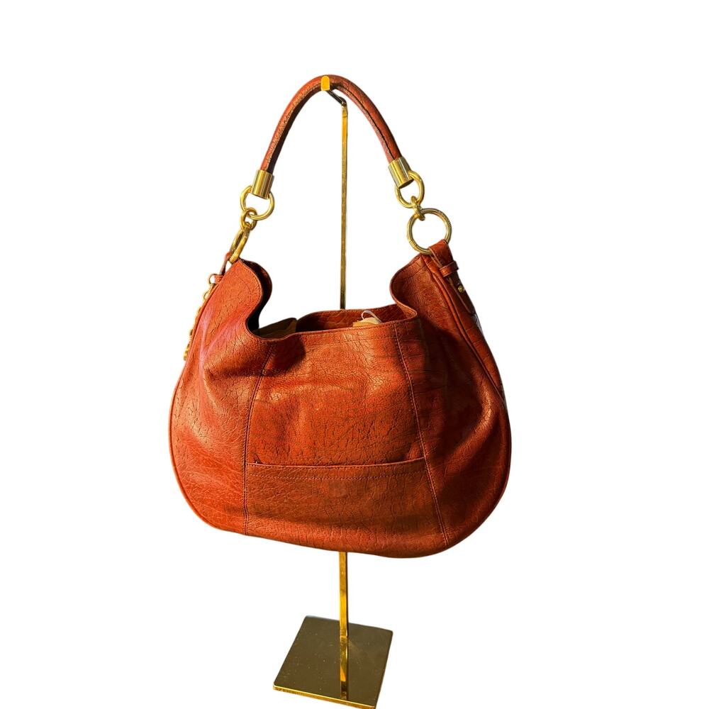 Brahman Carmela, Melbourne hobo croc, embossed leather bag